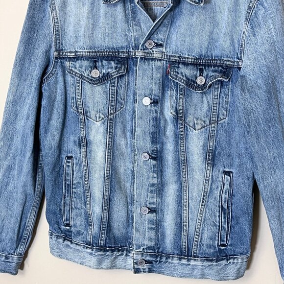 Levi's Trucker Denim Jacket - Men's Size M - Blue - Picture 2 of 11